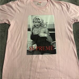Supreme Light Pink Cotton Tee